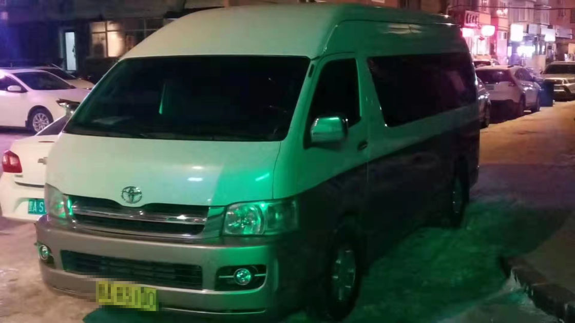 Una benzina Toyota Hiace di 2014 sedili di anno 13 ha usato la trasmissione automatica di Mini Bus With High Roof