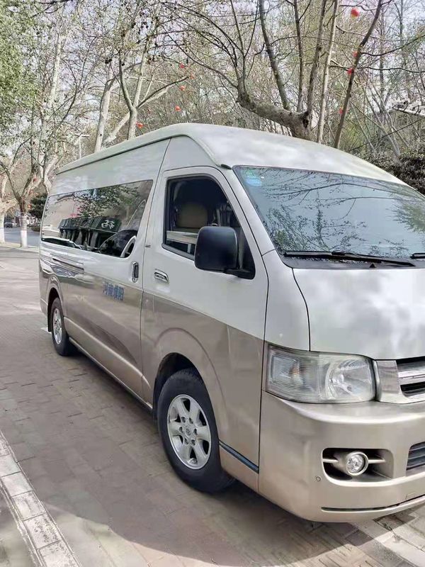 Una benzina Toyota Hiace di 2007 sedili di anno 13 ha utilizzato tetto della trasmissione automatica di Mini Bus With Luxury Seat l'alto