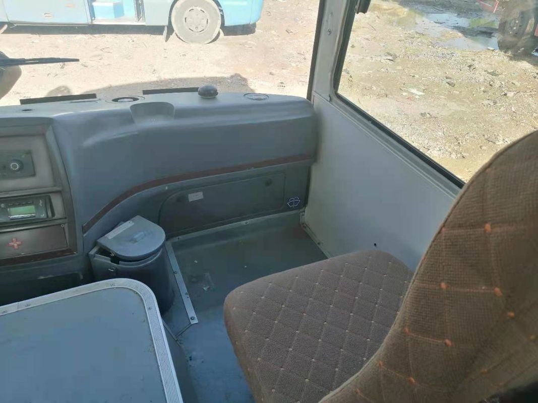 Mini Bus Yutong usato ZK6608 19 mette il chilometro a sedere basso di Bus Left Steering della vettura di Front Engine Steel Chassis Used