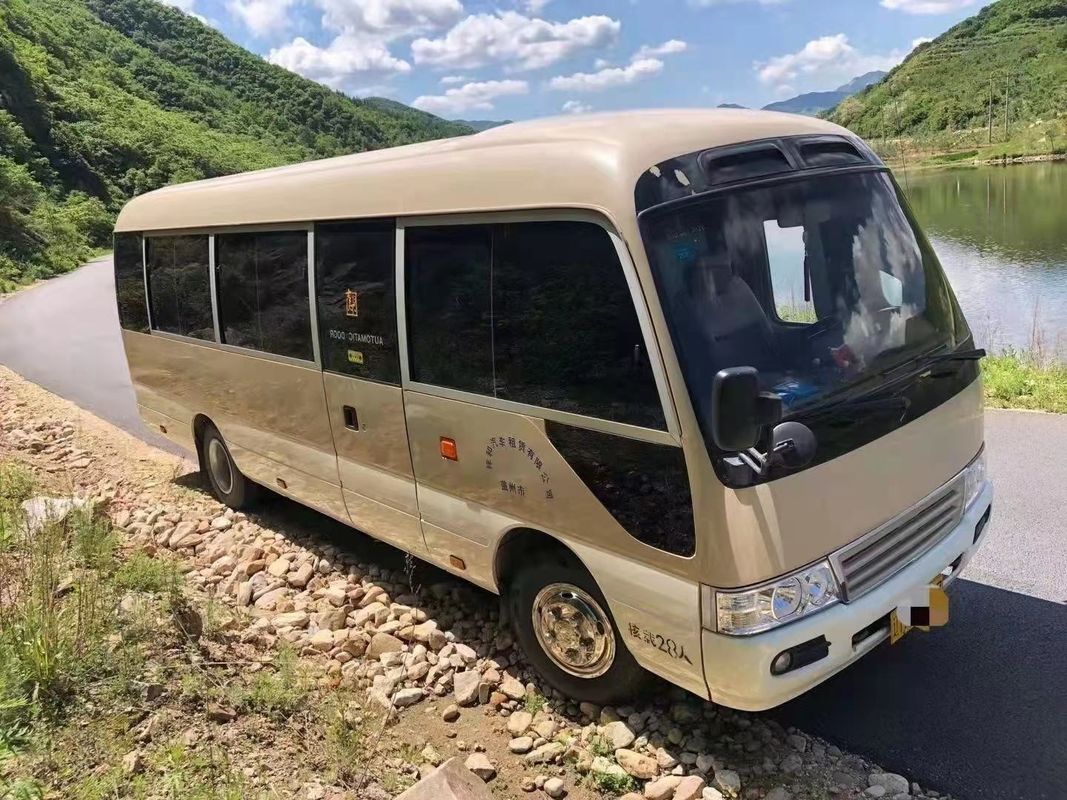 Sedili usati del motore 23/29 di Mini Bus Toyota Coaster 15B usati chilometro basso del bus del passeggero