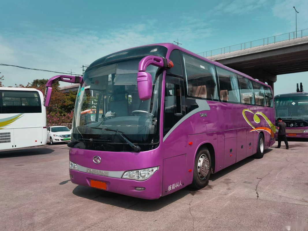 Il bus utilizzato XMQ6117 44 di Kinglong mette la vettura dell'airbag delle doppie porte del motore/bus a sedere di giro utilizzati telaio posteriore
