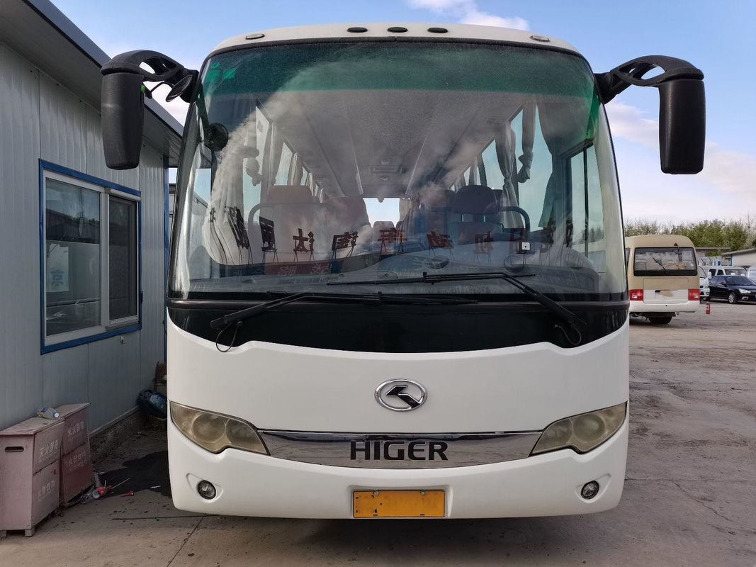 Il più alto bus utilizzato KLQ6856 37 mette la buona condizione a sedere posteriore della guida a sinistra del motore di Yuchai del telaio d'acciaio con CA
