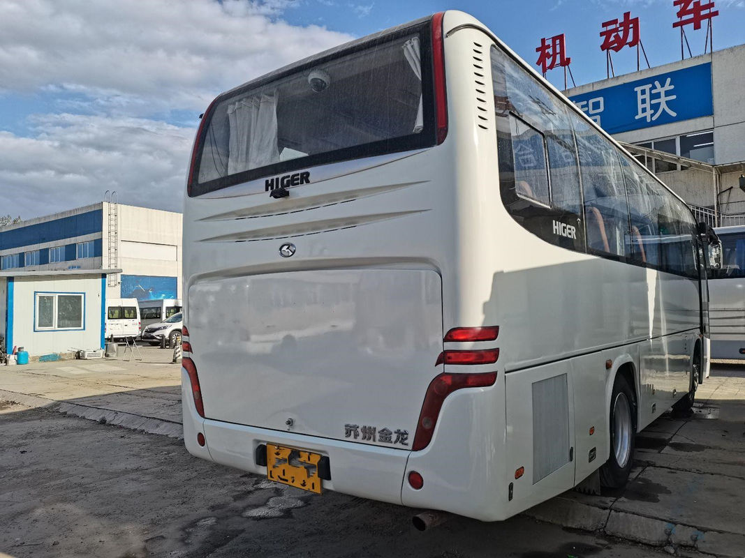 Il più alto bus utilizzato KLQ6856 37 mette la buona condizione a sedere posteriore della guida a sinistra del motore di Yuchai del telaio d'acciaio con CA