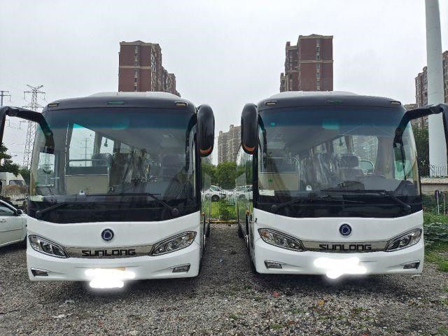 nuovo motore della parte posteriore di Bus Low Kilometer Yuchai della vettura Euro6 del telaio 2020 dell'airbag di marca SLK6903 di Sunlong del bus di giro 38Seats nuovo