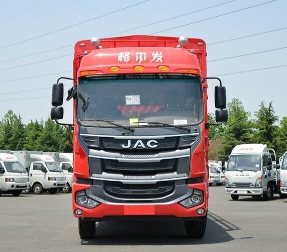 Camion mediano di cavalli vapore 4X2 6.8M Warehouse Gate Dump di JAC Geerfa A5L Brown 220