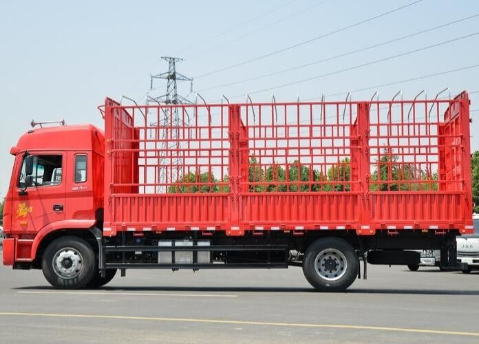 Camion mediano di cavalli vapore 4X2 6.8M Warehouse Gate Dump di JAC Geerfa A5L Brown 220