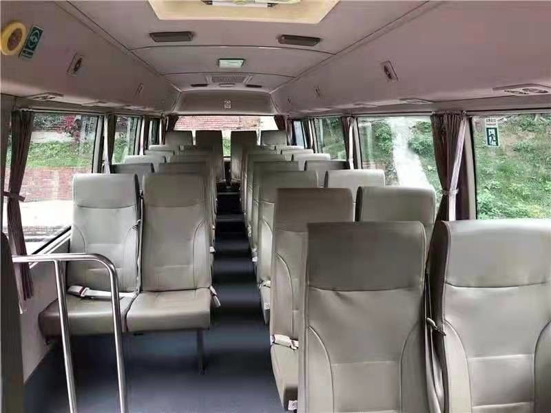 31 sedile bus del sottobicchiere di Feiyan utilizzato 2016 anni ha usato la direzione elettrica della mano sinistra del motore di Mini Bus Coaster Bus With
