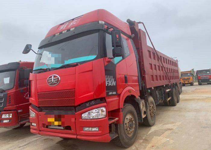 Autocarro con cassone ribaltabile di cavalli vapore 8X4 8.2m del camion pesante 420 della seconda mano FAW J6P della Cina CA5310ZLJP66K24L6T4AE5