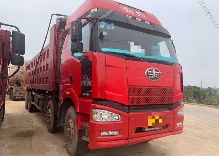 Autocarro con cassone ribaltabile di cavalli vapore 8X4 8.2m del camion pesante 420 della seconda mano FAW J6P della Cina CA5310ZLJP66K24L6T4AE5