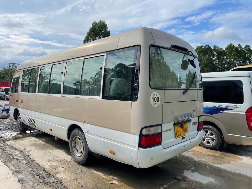 Direzione sinistra del mini bus usata benzina del motore del bus 23-30seats 3RZ Toyota del sottobicchiere usata marca di Toyota