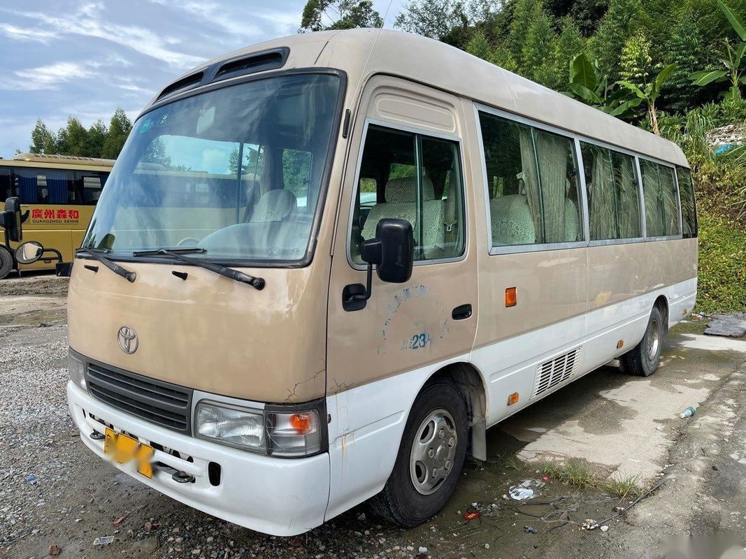 Direzione sinistra del mini bus usata benzina del motore del bus 23-30seats 3RZ Toyota del sottobicchiere usata marca di Toyota