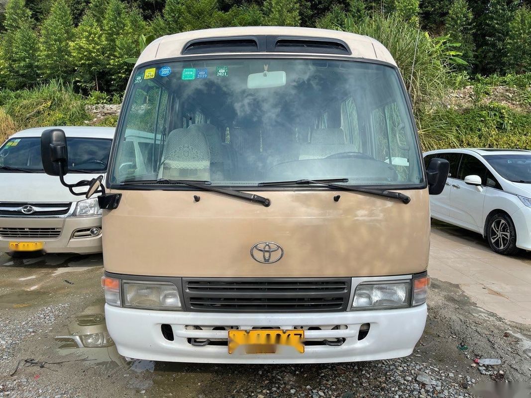 Direzione sinistra del mini bus usata benzina del motore del bus 23-30seats 3RZ Toyota del sottobicchiere usata marca di Toyota