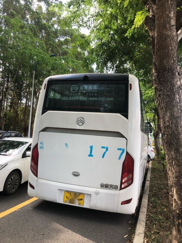 Porta usata dell'euro IV dorato di Bus Airbag Chassis della vettura dei sedili di Dragon Bus 41 buon singola
