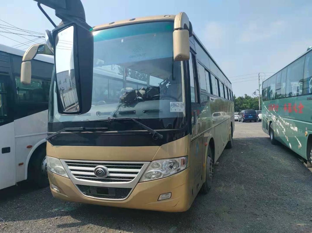I nuovi sedili di arrivo 54 2012 anni hanno usato il driver Steering No Accident del bus ZK6112D Front Engine LHD di Yutong