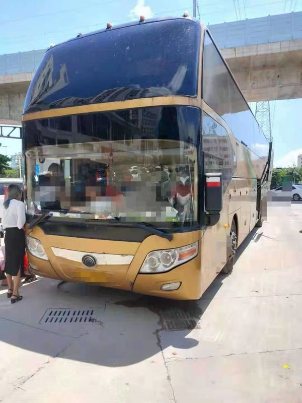 65 sedili 2010 anni hanno usato direzione dell'asse LHD del motore diesel del bus ZK6147D di Yutong la doppia