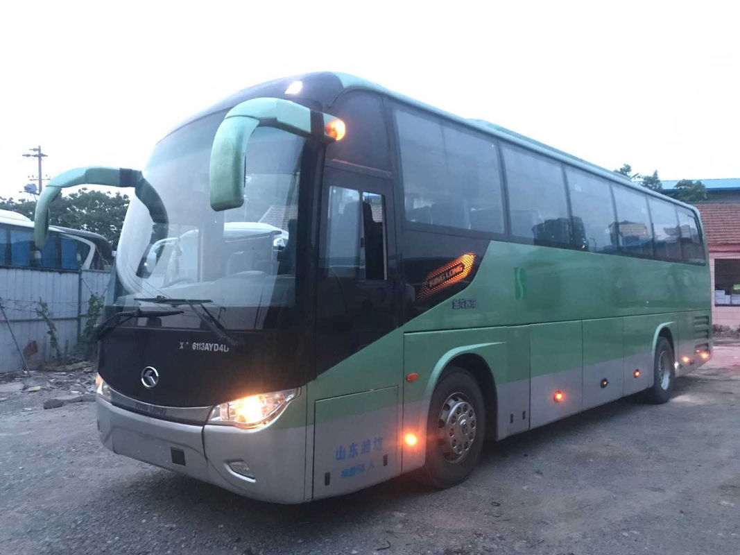 Porte del bus di Kinglong le doppie hanno utilizzato il motore della parte posteriore del telaio XMQ6113 Yuchai dell'airbag dei sedili di Bus 51 della vettura