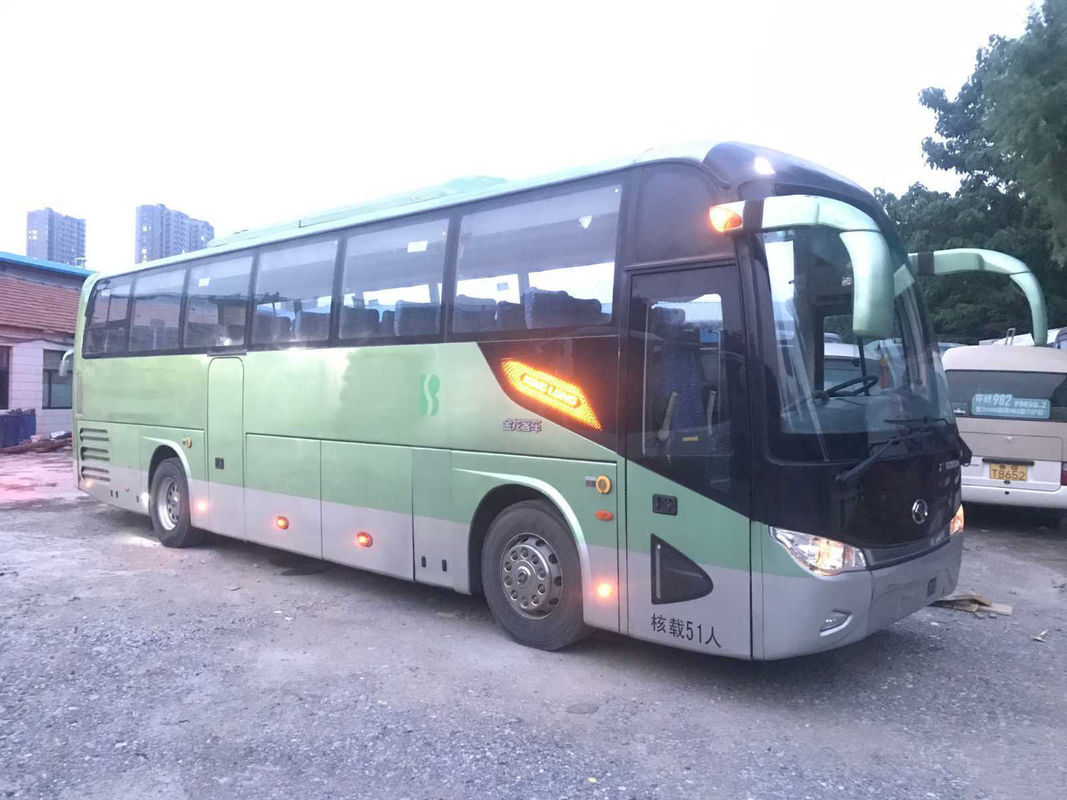 Porte del bus di Kinglong le doppie hanno utilizzato il motore della parte posteriore del telaio XMQ6113 Yuchai dell'airbag dei sedili di Bus 51 della vettura