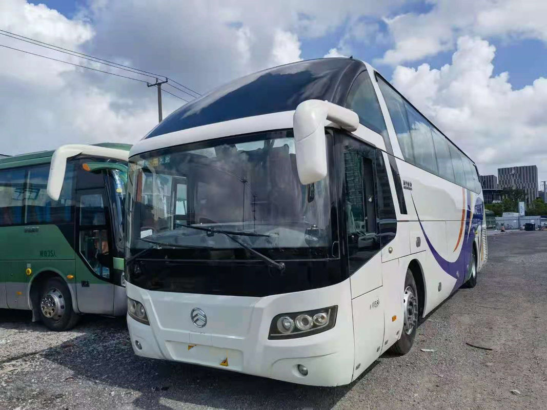Dragon Bus dorato usato XML6125 ha usato porte dell'euro IV posteriore del motore 127kw del bus di giro 55seats Yuchai le doppie