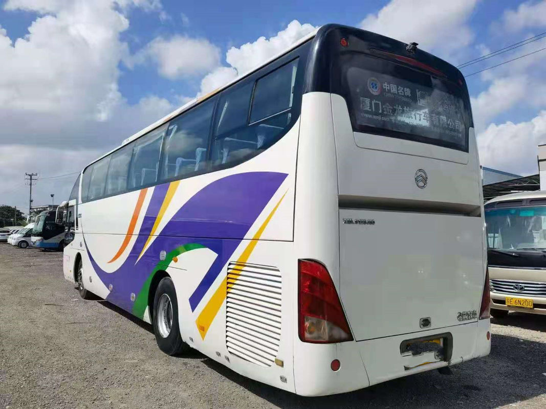 Dragon Bus dorato usato XML6125 ha usato porte dell'euro IV posteriore del motore 127kw del bus di giro 55seats Yuchai le doppie