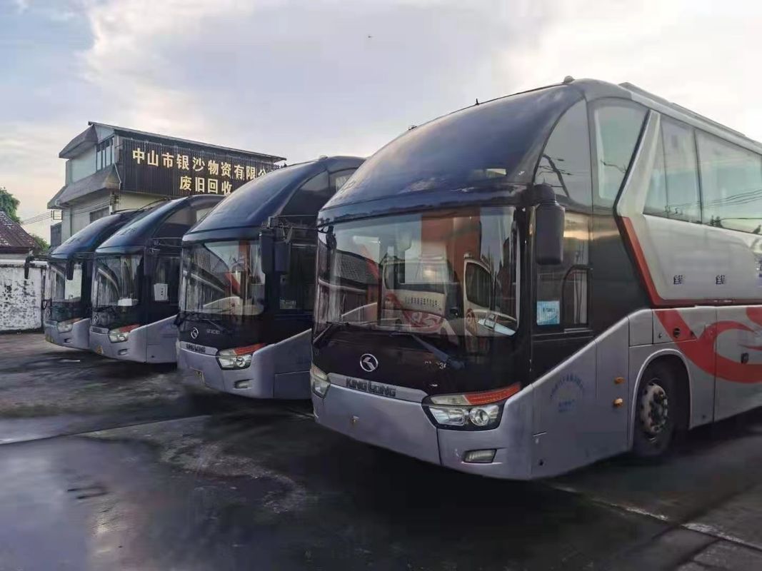 Telaio basso usato dell'airbag di chilometro usato doppio parabrezza del bus di giro dei sedili del bus 55 di Kinglong