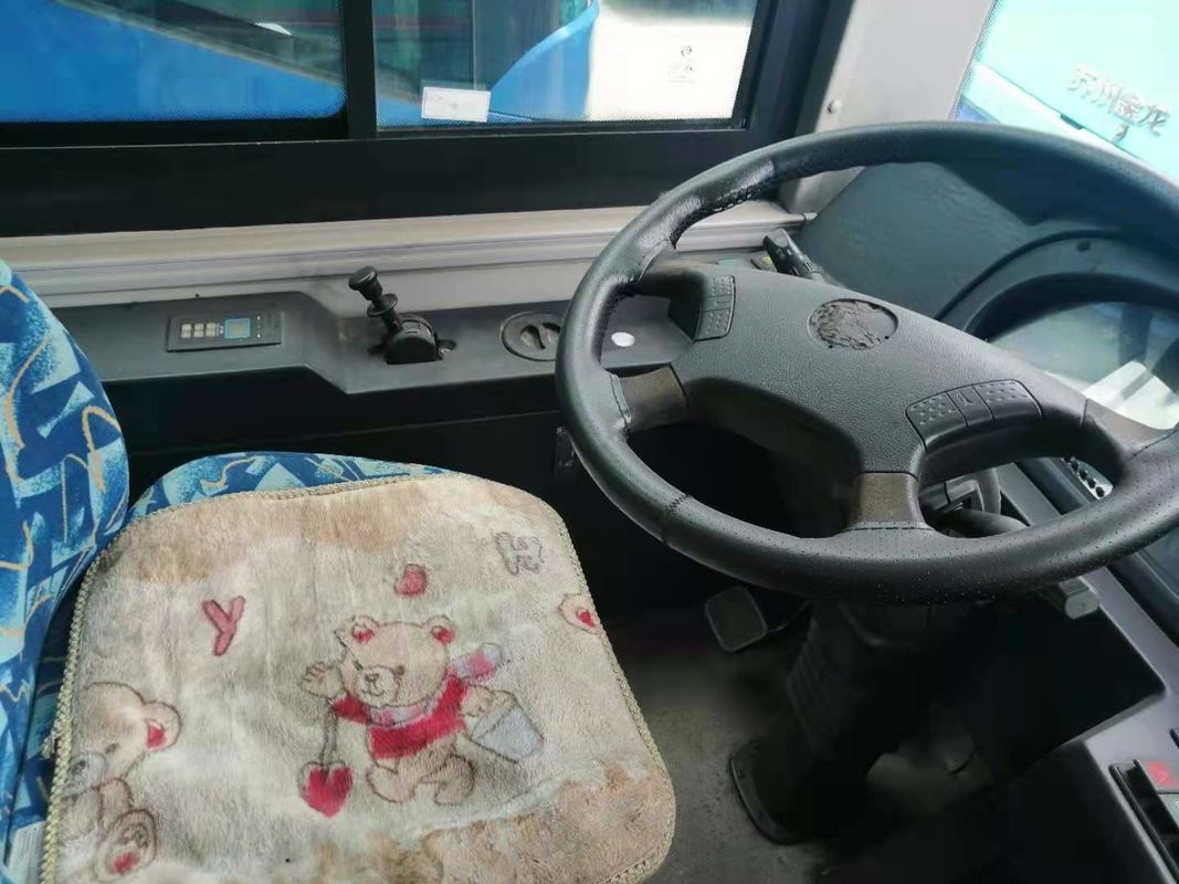 Porte usate sedili dorati usate del telaio del bus di giro del drago 45 di marca del bus della città doppie del bus d'acciaio del motore diesel