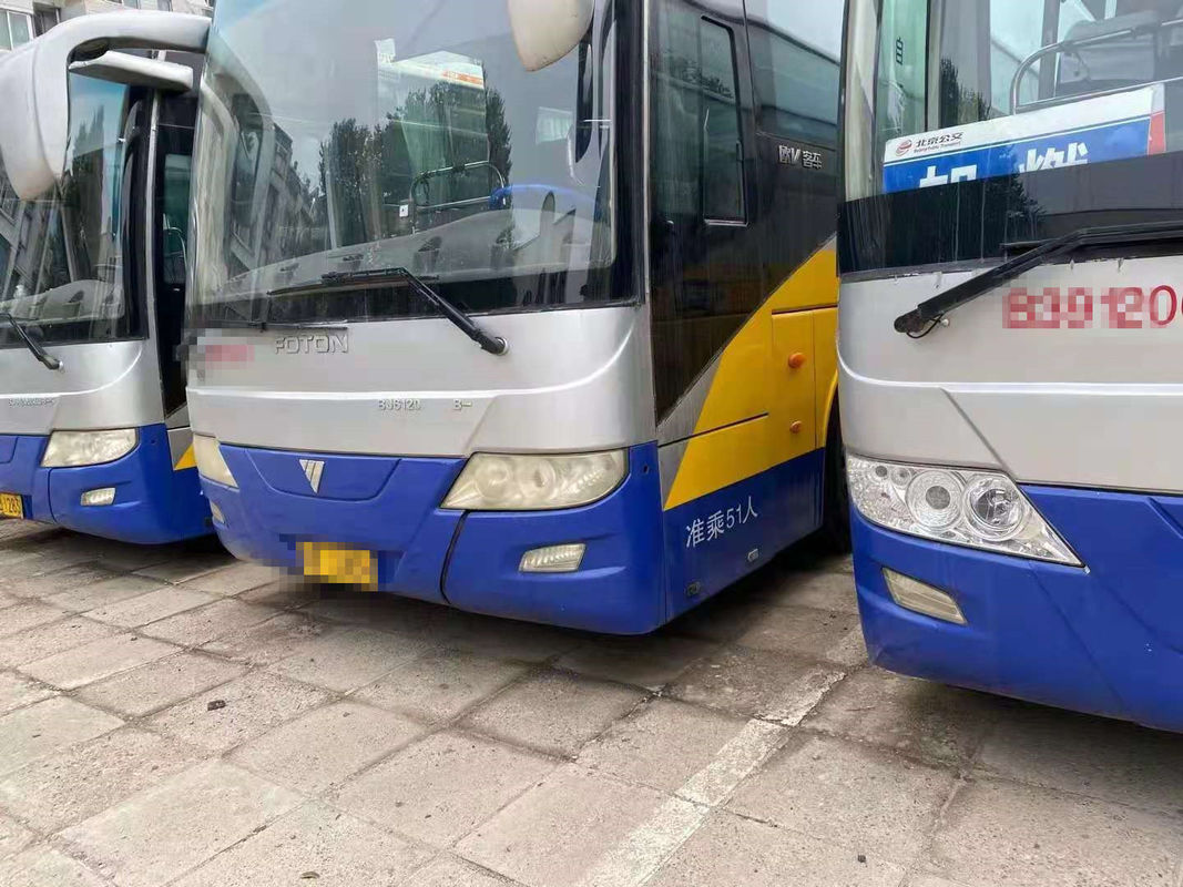 2011 il bus BJ6120 di Foton utilizzato di anno 51 sedile ha usato il combustibile diesel LHD di Bus New Seats della vettura in buone condizioni