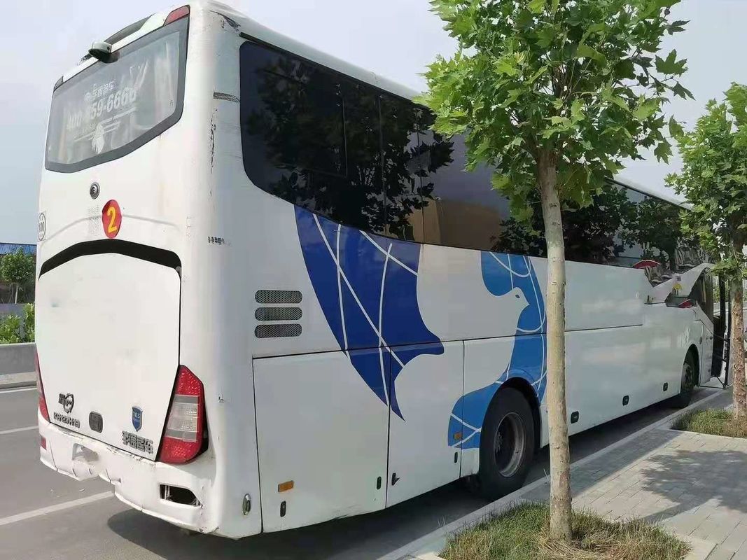 Telaio d'acciaio usato della singola porta del bus ZK6127 della seconda mano del motore della parte posteriore di Weichai dei sedili del bus 55 di Yutong