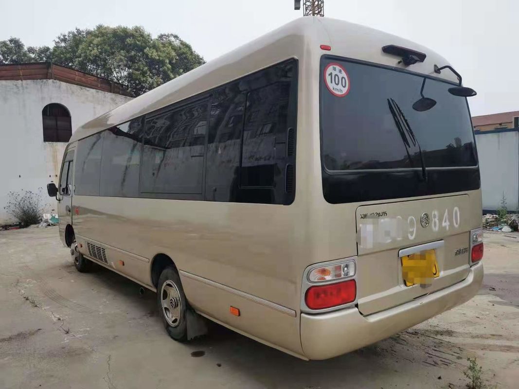 I sedili XML6729J15 da 2019 anni 28 hanno usato Dragon Coaster Bus dorato, motore utilizzato di Mini Bus Coaster Bus With Hino per l'affare