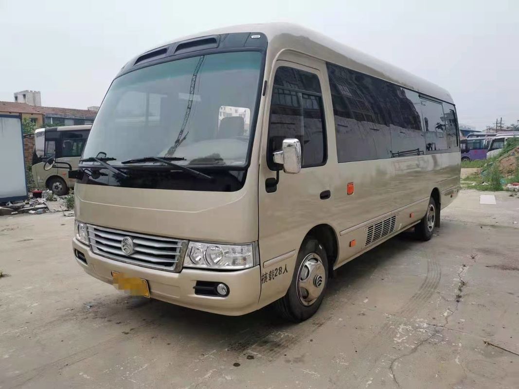 I sedili XML6729J15 da 2019 anni 28 hanno usato Dragon Coaster Bus dorato, motore utilizzato di Mini Bus Coaster Bus With Hino per l'affare