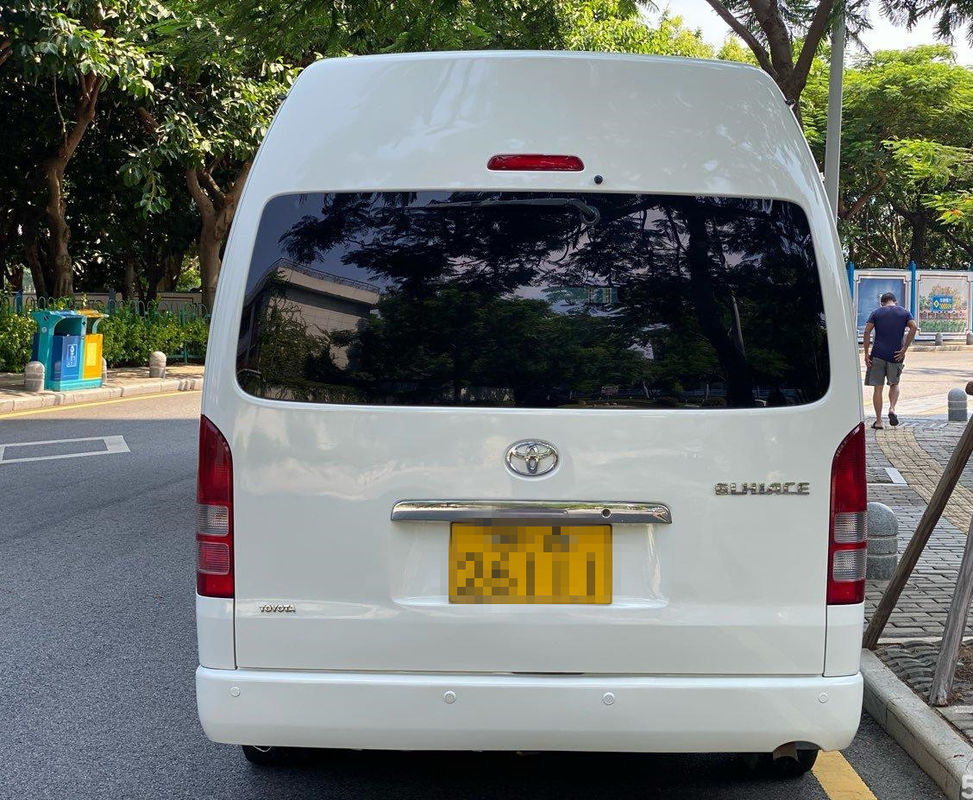 L'alto tetto i sedili Toyota usato benzina Hiace da 2005 anni 13 ha usato Mini Bus Automatic Transmission