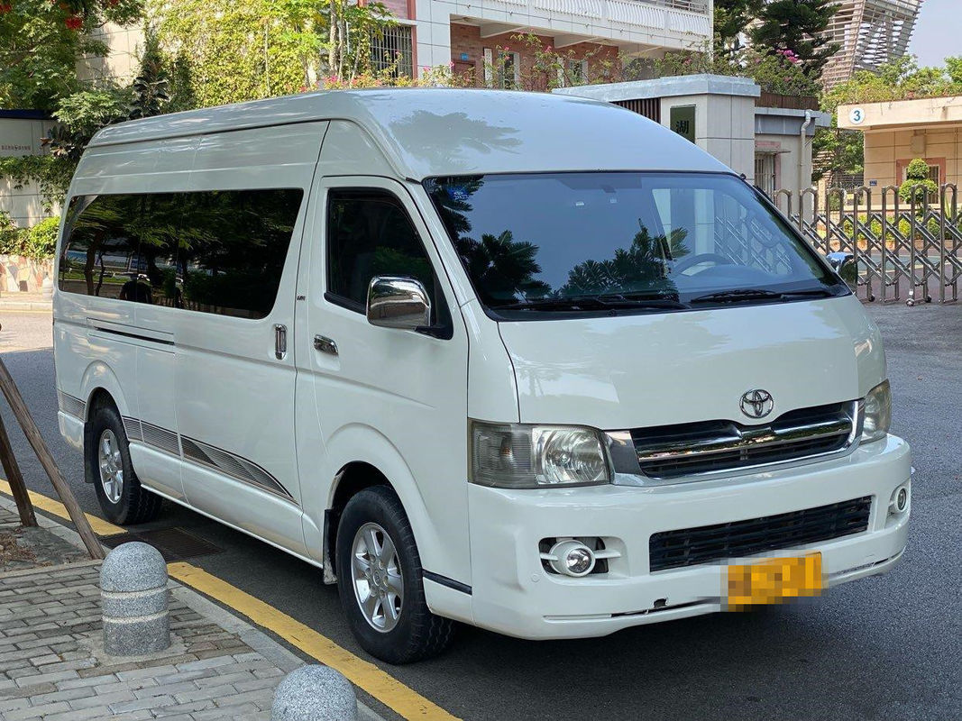 L'alto tetto i sedili Toyota usato benzina Hiace da 2005 anni 13 ha usato Mini Bus Automatic Transmission