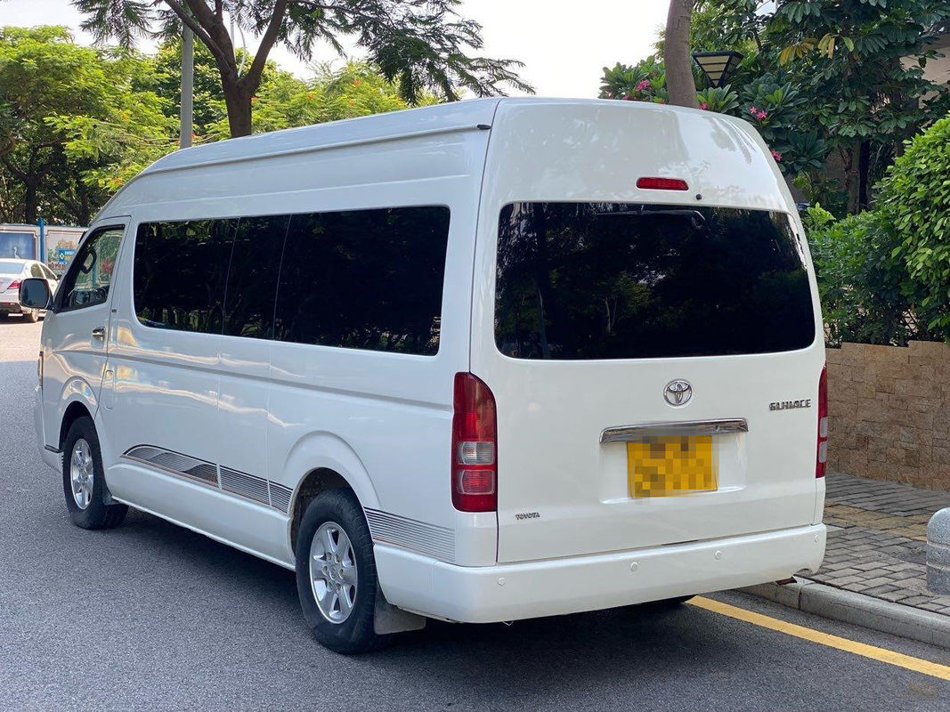 L'alto tetto i sedili Toyota usato benzina Hiace da 2005 anni 13 ha usato Mini Bus Automatic Transmission