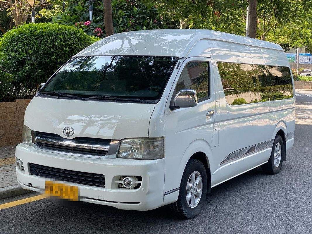 L'alto tetto i sedili Toyota usato benzina Hiace da 2005 anni 13 ha usato Mini Bus Automatic Transmission