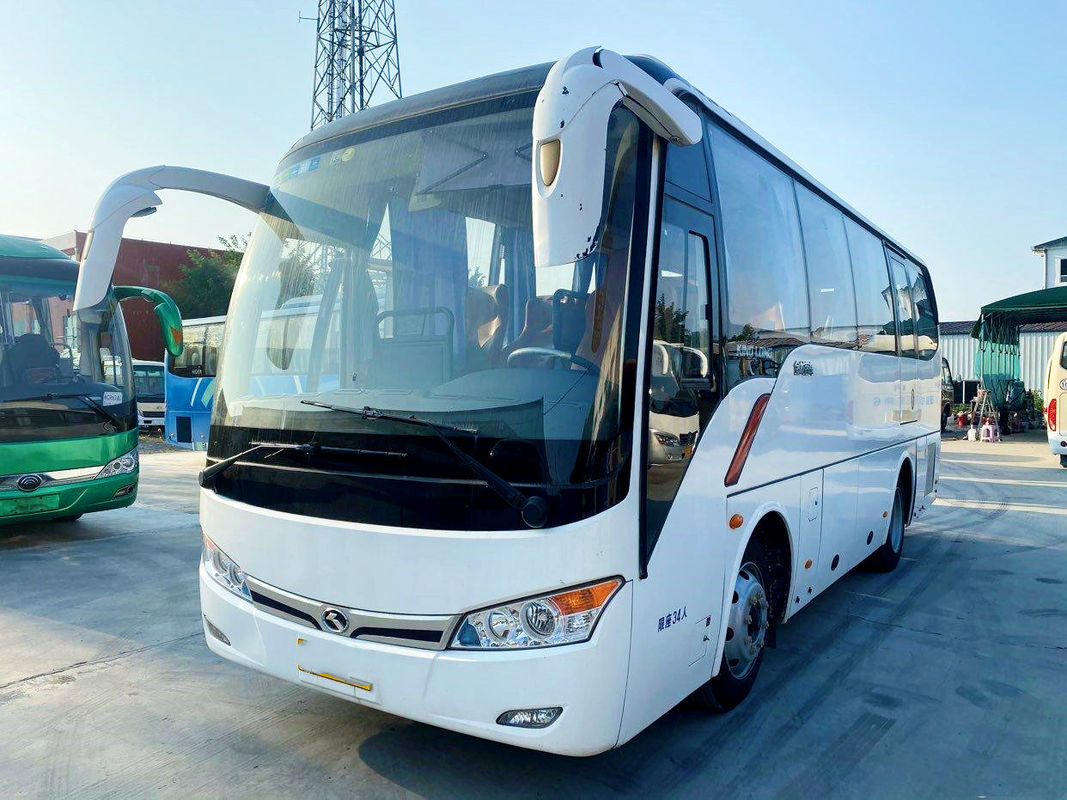 Alta qualità d'acciaio usata del telaio dell'euro 5 del motore di Yuchai dei sedili del bus usata XMQ6802 34 di Kinglong del bus di giro