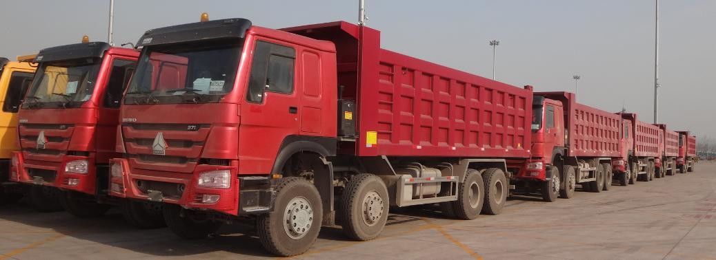 Autocarro con cassone ribaltabile nuovissimo di HOWO 8x4 371HP 25CBM per trasporto estraente
