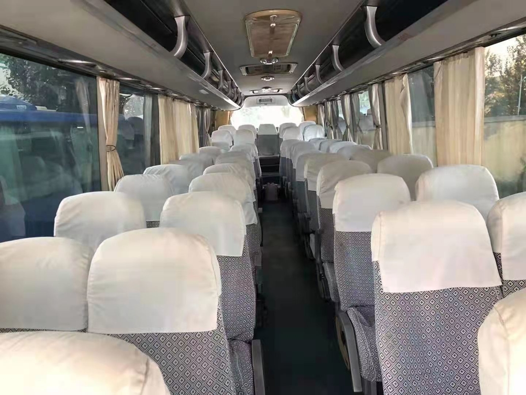 2010 direzione di Bus Diesel Engine LHD della vettura usata bus di Yutong usata sedili ZK6127 di anno 53