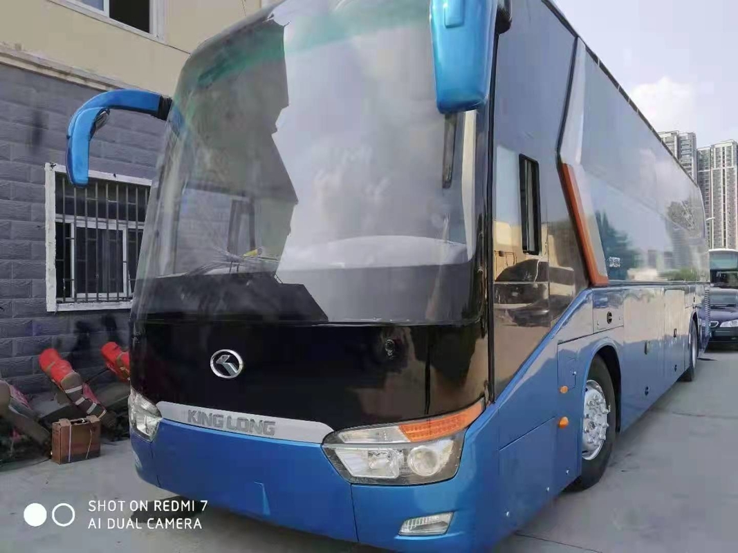 2014 il bus XMQ6129 di Kinglong utilizzato di anno 55 sedili ha utilizzato il motore diesel del condizionatore di Bus With Air della vettura