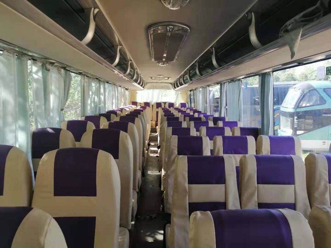Yutong giallo ha usato le porte diesel del A/C due di sostegno del bus ZK6122 61 Seat LHD di viaggio