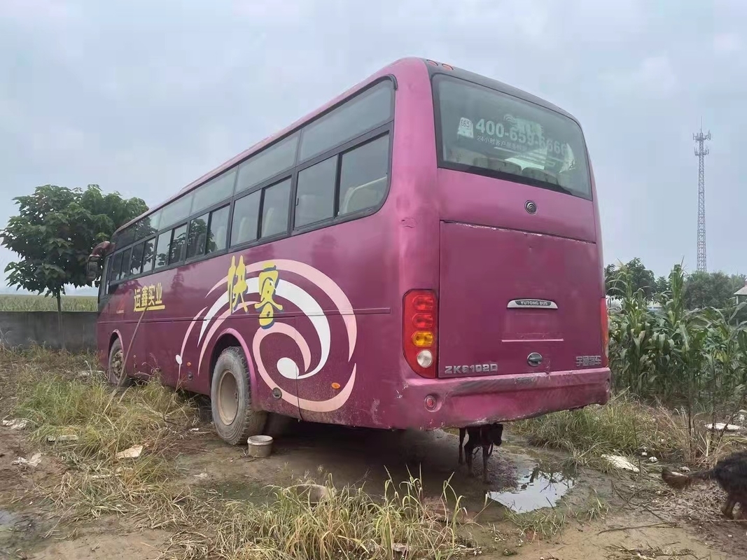 Motori diesel utilizzati bus utilizzati sedili di Bus Front Engine Steering LHD della vettura di Yutong ZK6102D di 2009 anni 47