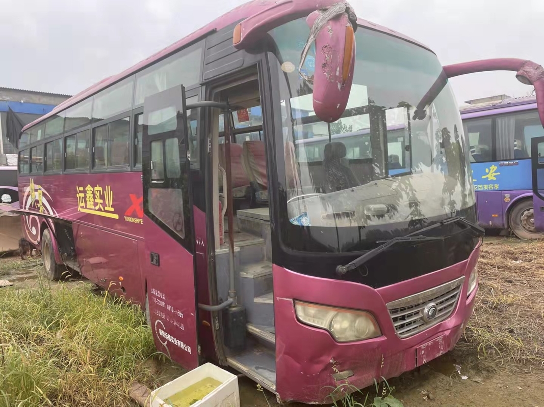Motori diesel utilizzati bus utilizzati sedili di Bus Front Engine Steering LHD della vettura di Yutong ZK6102D di 2009 anni 47