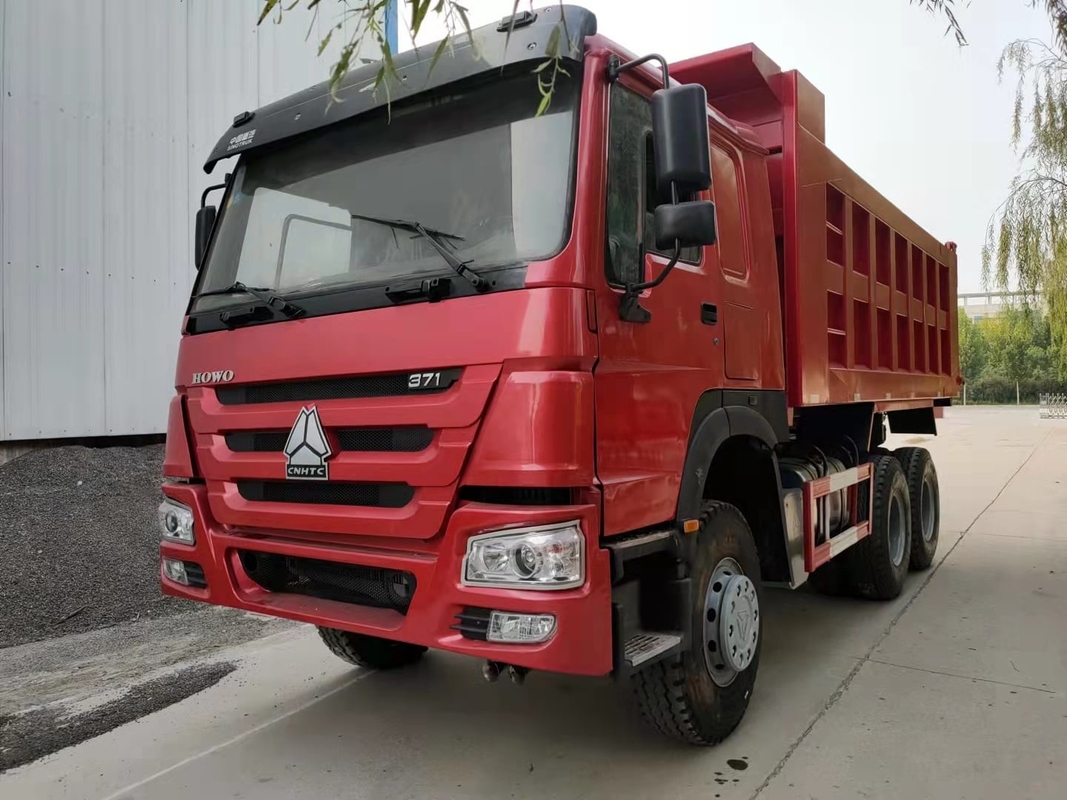 Euro usato II del camion di Hino della seconda mano di Tipper Truck Engine WD615.47 dell'autocarro con cassone ribaltabile di Howo