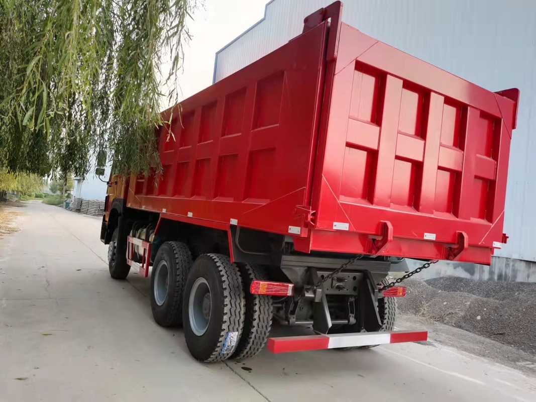 Euro usato II del camion di Hino della seconda mano di Tipper Truck Engine WD615.47 dell'autocarro con cassone ribaltabile di Howo