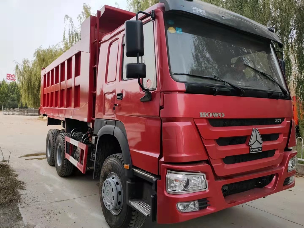 Euro usato II del camion di Hino della seconda mano di Tipper Truck Engine WD615.47 dell'autocarro con cassone ribaltabile di Howo