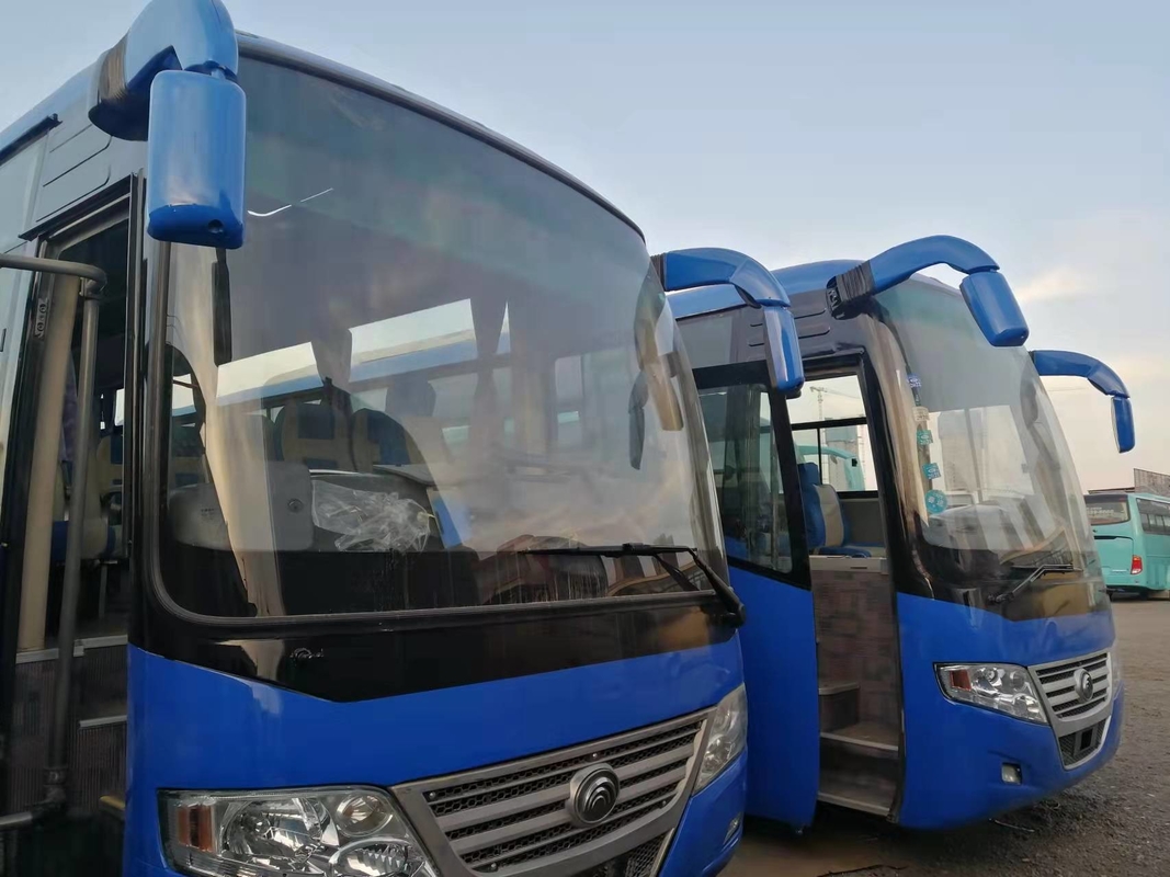 52 sedili 2014 anni hanno utilizzato il bus di Steering Used Coach del driver del bus ZK6112D Front Engine RHD di Yutong