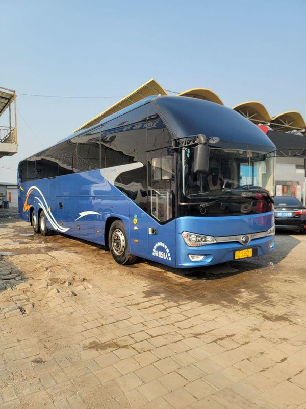 Airbag di lusso EURO V del bus di Yutong dei sedili della vettura 56 del bus di Decker Zk 6148 Youtong del doppio del bus