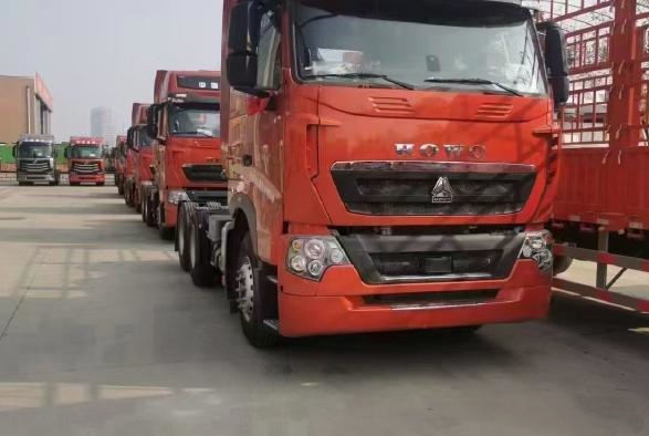 Motore a V utilizzato del camion 6*4 480hp T7H LHD/RHD del trattore di HOWO euro