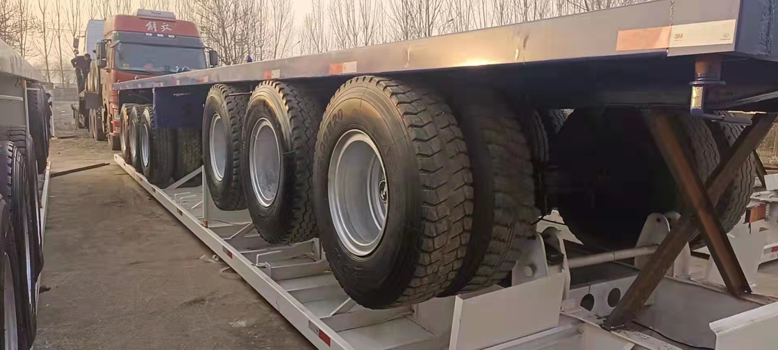 Asse Basso piano del semirimorchio 3/4/5/6 dei rimorchi 13-15Tons dei semi della seconda mano del semirimorchio