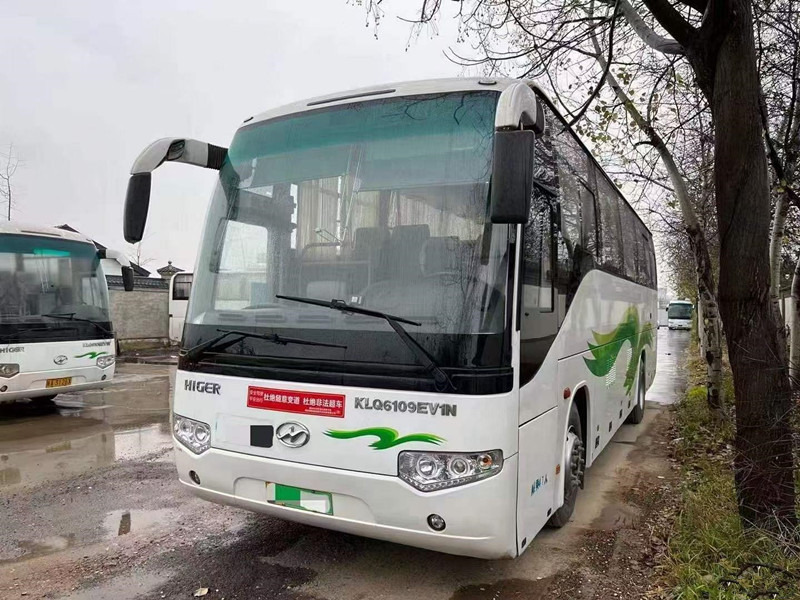 Bus utilizzato elettrico KLQ6109ev di 47 sedili un più alto ha utilizzato la vettura Bus New Fuel nessun incidente