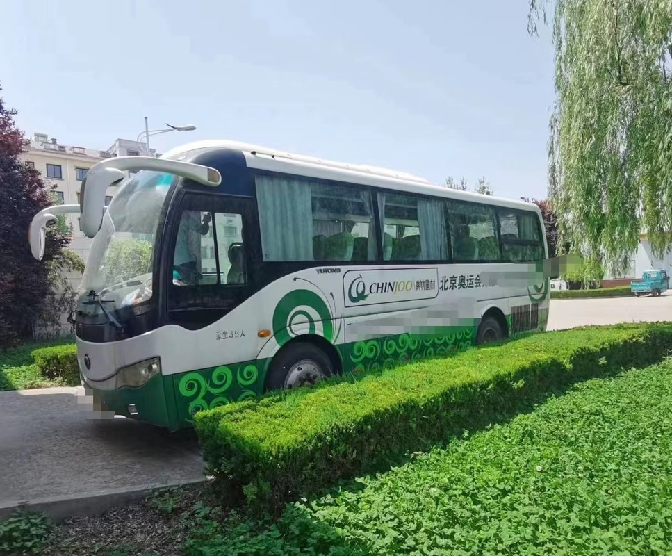 Bus di giro utilizzato 147kw giusto di Yuchai della vettura della direzione del motore della parte posteriore del bus ZK6809 35seats di Yutong