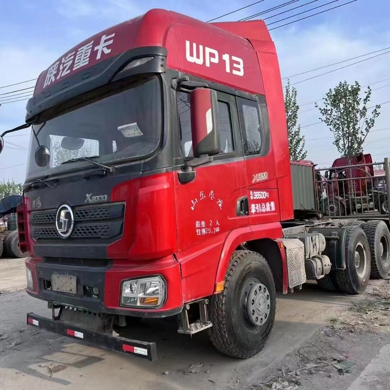 Il trattore utilizzato 420hp del camion di Shacman ha utilizzato la testa 6*4 50tons del trattore da vendere il camion del trattore